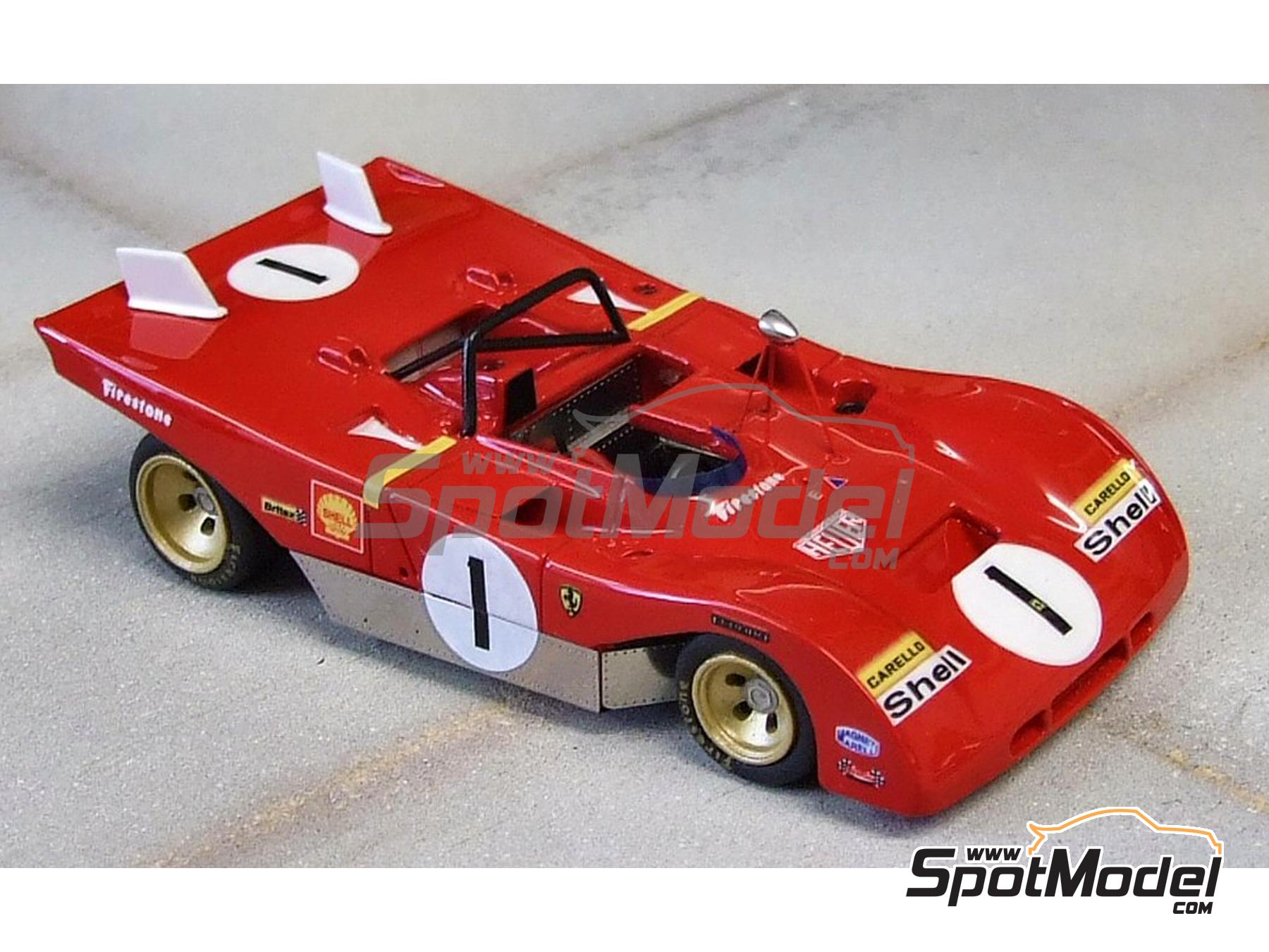 Modèle Réduit Brumm 1/43 Ferrari 312PB - 1000 Km De Monza 1971 (Ickx-Regazzoni), Occasion